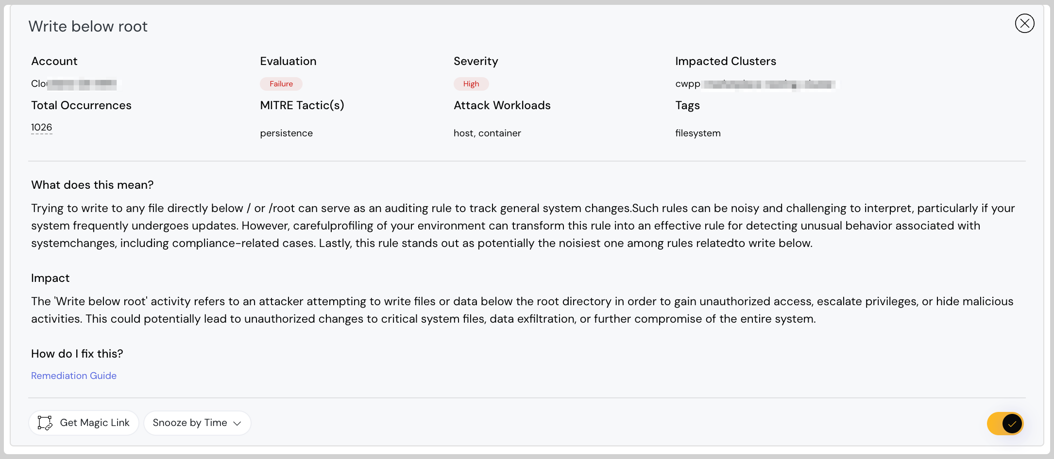 Cloudanix Dashboard of Non-Human Identities